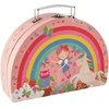 FLOSS &amp; ROCK - Rainbow Fairy Tin Tea Set is Semi Circle Foiled Case - (40P3571)