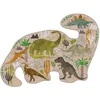Dėlionė FLOSS &amp; ROCK - Dino 80pc "Dino" Shaped Jigsaw with Shaped Box - (38P3437)