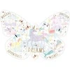 Dėlionė FLOSS &amp; ROCK - Fantasy 80pc " Butterfly" Shaped Jigsaw with Shaped Box - (38P3436)