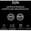 Kepimo popierius karšto oro gruzdintuvei Zyle Ø23 ZY3520AFP, 100 vnt