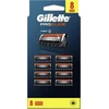 Gillette Fusion ProGlide skustuvo vyrams galvutės, 8 vnt.