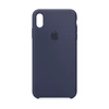 Apple iPhone XS Max Silikoninis dėklas - Vidurnakčio mėlynas