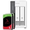 Serveris QNAP TS-216G 16TB Seagate IronWolf NAS NAS rinkinys, įskaitant 2x 8TB Seagate IronWolf 3,5 colio SATA kietąjį diską