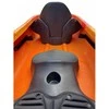 Dvivietė turistinė baidarė AMBER JOLLY DELUXE, 395 x 84 x 34 cm, 39 kg, HDPE, Geltona Oranžinė
