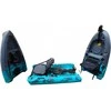 Dvivietė žvejybinė modulinė pedalinė baidarė AMBER GOBY 13.8, FLAP pedal, 420 x 78 x 32 cm, Juodas Teal, HDPE (Nemokamas pristatymas)