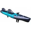Dvivietė žvejybinė modulinė pedalinė baidarė AMBER GOBY 13.8, FLAP pedal, 420 x 78 x 32 cm, Juodas Teal, HDPE (Nemokamas pristatymas)