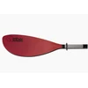 Irklas baidarei AMBER K-1, 225 cm, 60 laipsn., Asymmetric, Fixed shaft, PP/Dural, Raudona