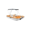 Vandens dviratis PELICAN MONACO DLX ANGLER, 229 x 159 cm, 50 kg, 2 suaugę + 2 maži vaikai, RAM-X, HDPE, Pagaminta Kanadoje, Oranžinis
