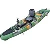 Vienvietė minama žvejybinė baidarė AMBER TROUT 10.5, PROP pedal, 320 x 85 x37 cm, Jungle Camo, HDPE
