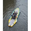 Vienvietė pripučiama minama baidarė AMBER I-Cruiser I, FLAP pedal, 360 x 100 x 20 cm, Urban Sunrise, Dropstich PVC