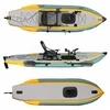 Vienvietė pripučiama minama baidarė AMBER I-Cruiser I, FLAP pedal, 360 x 100 x 20 cm, Urban Sunrise, Dropstich PVC