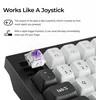 Belaidė magnetinė klaviatūra Keychron Q6H-P1, Nebula jungikliai, US INTL ANSI išdėst., Juoda