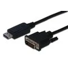 Assmann Electronic ASSMANN adapteris DisplayPort 1.2 DVI-D 24+1 M/M skaitmeninis Full HD Dual Link 1m maks. 2560 x 1600
