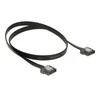 Delock SATA - SATA, 0,5 m, juoda (83841)