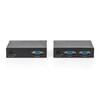 Assmann Electronic DIGITUS DS-51201 KVM Extender USB 1 Local + 1 Remote User iki 200M CAT5 UTP resolution 1920x1080 at 60Hz