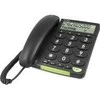 Doro PhoneEasy 312cs telefonas su dideliu mygtuku, juodas