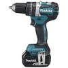 Makita DHP484RTJ Akumuliatorinis smūginis gręžtuvas, 18 V, 2x 5,0 Ah Li-ion, 54/30 Nm, 1,6kg, LED, MAKPACK