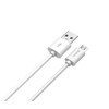 USB laidas Devia Smart microUSB 1.0m baltas