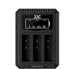 Baterijų Įkroviklis - JJC DCH DB120TC Multi Baterija Charger, Intelligent Charging, Compact Design, Juodas