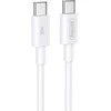 USB kabelis Remax RC-C021 USB-C to USB-C 30W 2.0m baltas