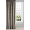 Eurofirany vienspalvė storesnio minkšto aksomo naktinė užuolaida KRISTI, 140X270 cm, 330 g/m2, juosta/ tunelis, spalva: ruda