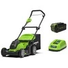 Greenworks G40LM41K4 žoliapjovė  41cm 40V (su 4Ah akumuliatoriumi ir krovikliu)