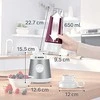 Bosch MMB2111T Series 2, Trintuvas, VitaPower Serie | 2, 450 W, Sidabrinė