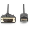 Assmann Electronic ASSMANN adapteris DisplayPort 1.2 DVI-D 24+1 M/M skaitmeninis Full HD Dual Link 1m maks. 2560 x 1600