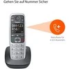 Gigaset fiksuotojo ryšio telefonas Gigaset E560 telefonas pilkas / sidabrinis S30852-H2708-B101