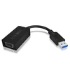 Raidsonic ICY BOX USB 3.0 į VGA adapteris – iki 1080p Full HD raiška (1920x1080px). VGA, USB 3.0