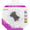 Adapteris DELTACO DVI-A-M - VGA-F, juodas / DVI-4-K