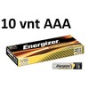 Energizer Industrial LR03 AAA Alkaline Elementai 10 Vnt