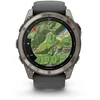 Išmanusis laikrodis Garmin fēnix® 8 Pro – 51 mm, AMOLED Sapphire, titanas su grafito spalvos / juodu silikoniniu dirželiu | 010-03199-11