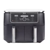 Ninja Foodi MAX dviejų zonų gruzdintuvė AF400EU, 9,5 l, Juoda