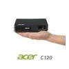 Acer C120 LED duomenų projektorius 100 ANSI lumens DLP WVGA (854x480) Nešiojamas projektorius Juoda
