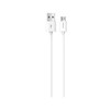 USB laidas Devia Smart microUSB 1.0m baltas