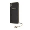 Dėklas Guess iPhone XR Guess Kaia Hard Case Juodas