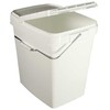Okko Affek Design SQUARE BUCK WITH LID 31X30X40CM 25L WHT