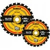 DEWALT Medienos pjovimo diskas 165x20x1,66mm, 24 dantukai, ELITE, DT10400-QZ