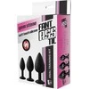 Dream Toys Fantasstic Anal Training Kit analinis kištukas Raudon Stone 3 vnt..