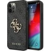 Guess GUHCP12L4GMGGR Apple iPhone 12 Pro Max 6.7" dėklas telefonui pilkos spalvos 4G Big Metal Logo