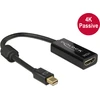 DELOCK Adaptorcable mini DisplayPort 1.2 kištukas > HDMI lizdas juodas 4K Passive