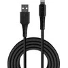 Kabelis - LINDY 2m USB Type A į Lightning kabelis, 480Mbps, juodas