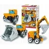 Japoniškas konstruktorius LAQ "Hamacron Constructor Mini Wheel Loader"