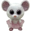 Meteorų talismanas Ty Beanie Boss Mouse balta balerina - Nina 15 cm