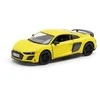 KiNSMART automobilis, 2020 Audi R8 Coupé, geltonas