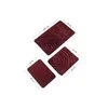 Foutastic Bathmat rinkinys (3 vnt.) Wave - Raudona