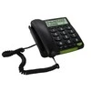 Doro PhoneEasy 312cs telefonas su dideliu mygtuku, juodas