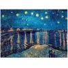 Dėlionė Žvaigždėta naktis virš Ronos. Vincent van Gogh 1000