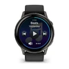 Išmanusis laikrodis Garmin Venu® 4 - 45 mm | spalva: skalūno spalva su juodu silikono dirželiu (010-03014-00)